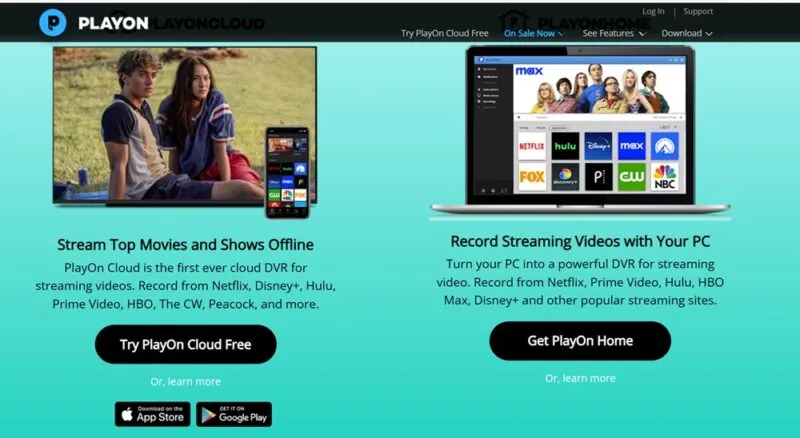 PlayOn, um agregador de streaming.