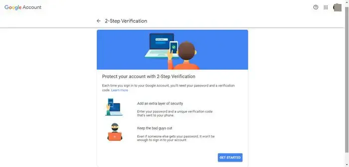 Zwei-Faktor-Authentifizierung (2FA) für Gmail