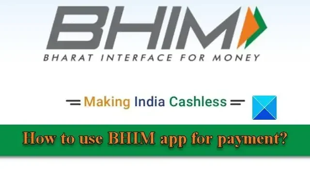 Comment utiliser l’application BHIM pour le paiement ?