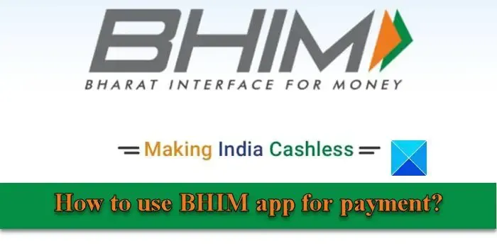 Verwenden Sie zum Bezahlen die BHIM-App