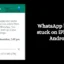Sauvegarde WhatsApp bloquée sur iPhone ou Android