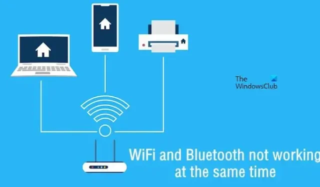 WiFi y Bluetooth no funcionan al mismo tiempo en Windows