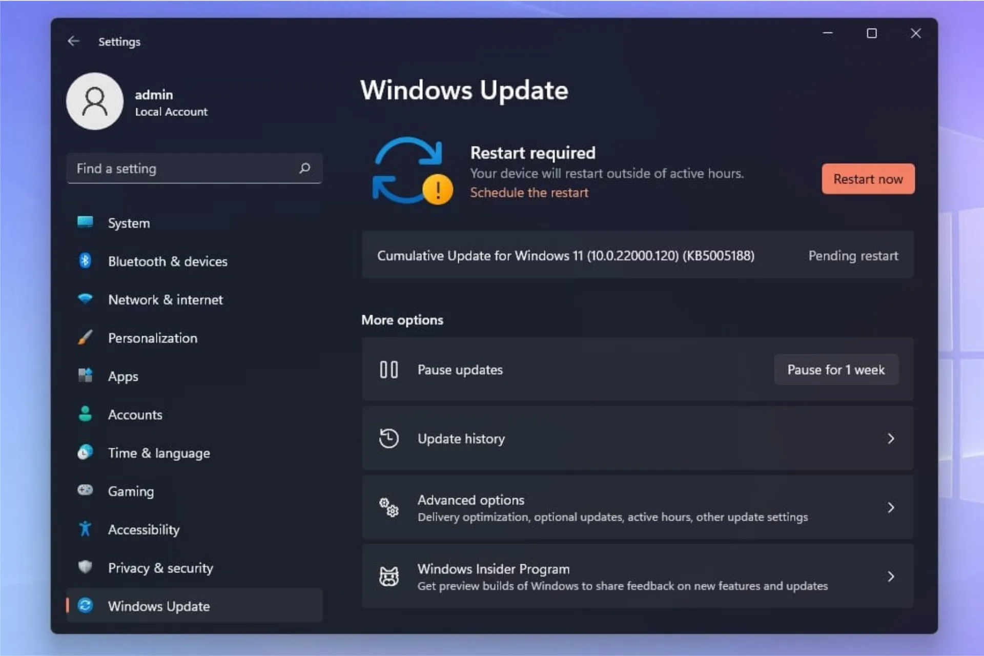Windows 10 のオプションの更新ポリシー