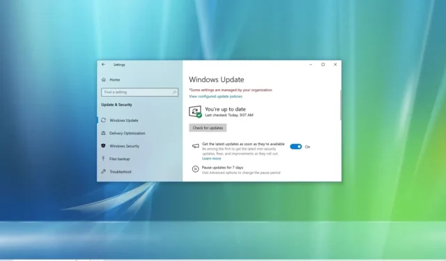 Comment activer les aperçus des mises à jour sur Windows 10