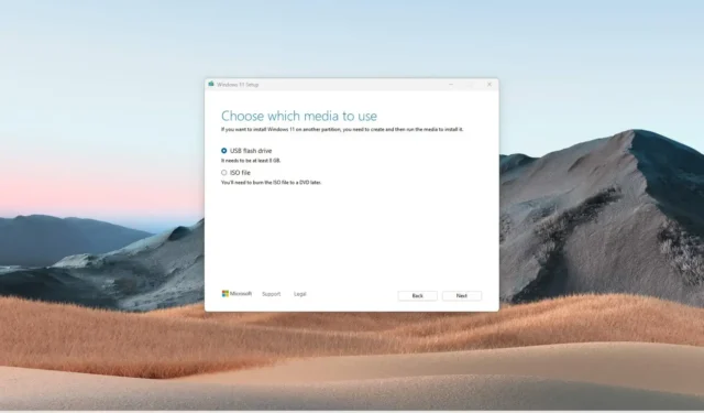 Téléchargement de Windows 11 23H2 avec l’outil de création multimédia