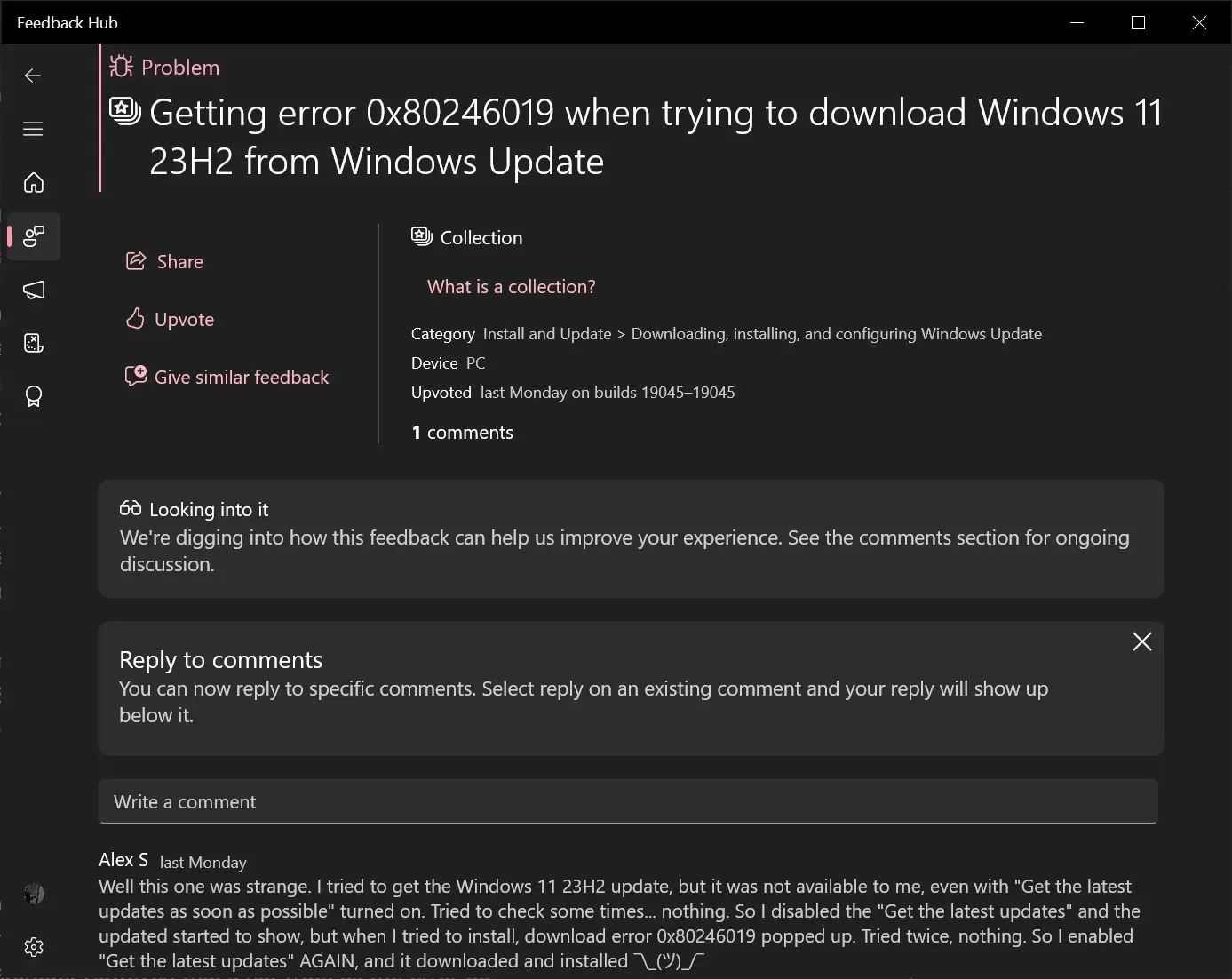 Windows 11 23H2 non si installa