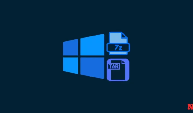 Come creare file di archivio 7Z e TAR su Windows 11 in modo nativo