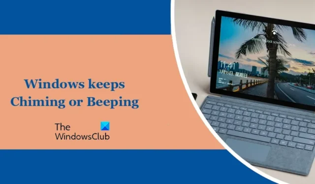 Windows 11 continua a suonare o a emettere segnali acustici