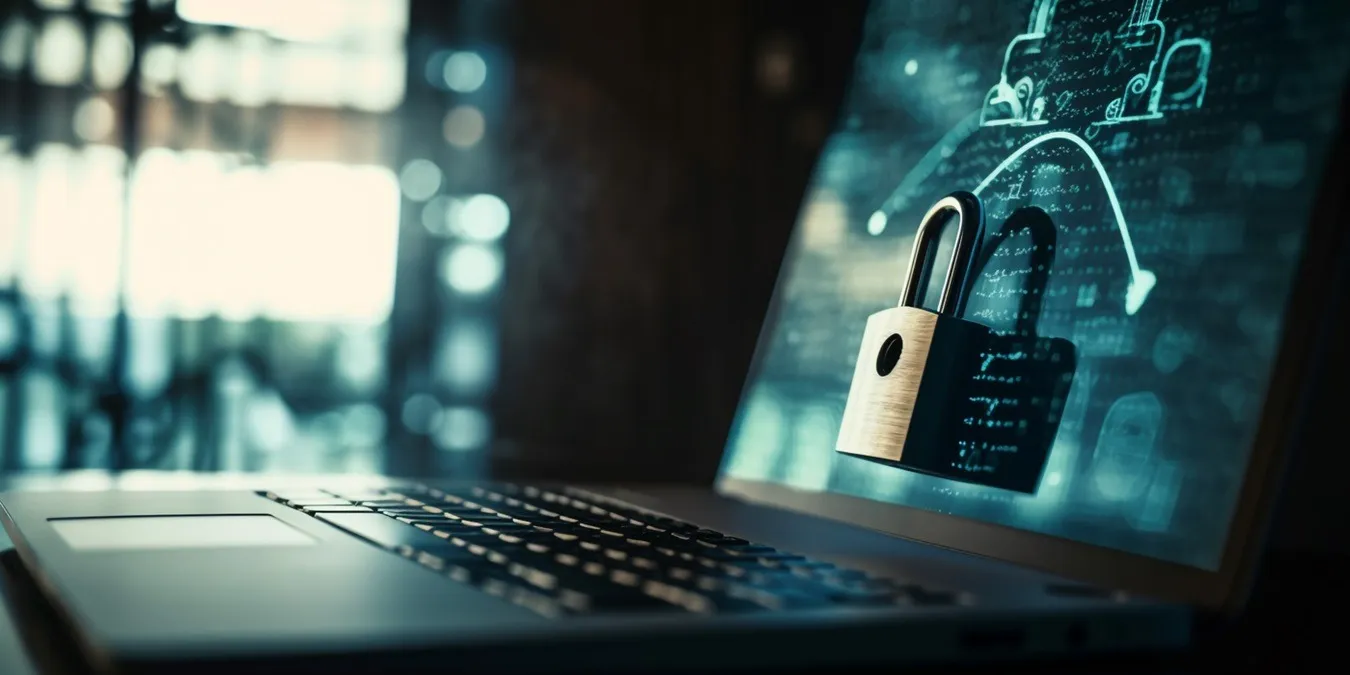 Sicherheitssystem sperrt Daten zur Computersicherheit, die von Ai generiert werden