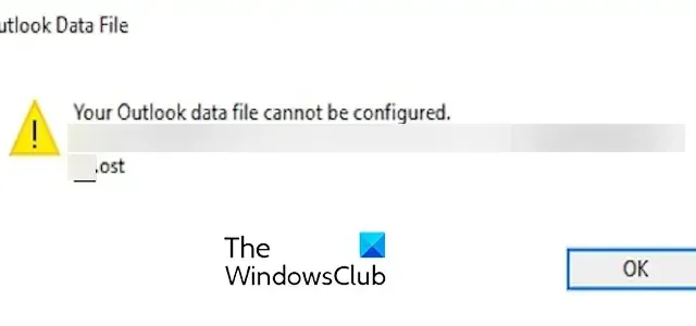Ihre Outlook-Datendatei kann nicht konfiguriert werden [Fix]