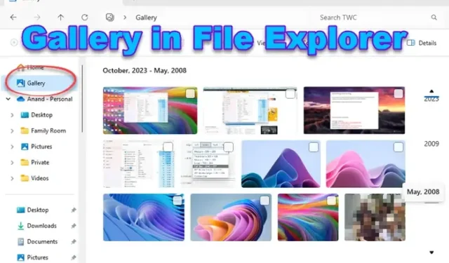 So fügen Sie einen Ordner in der Galerie im Datei-Explorer von Windows 11 hinzu oder entfernen ihn