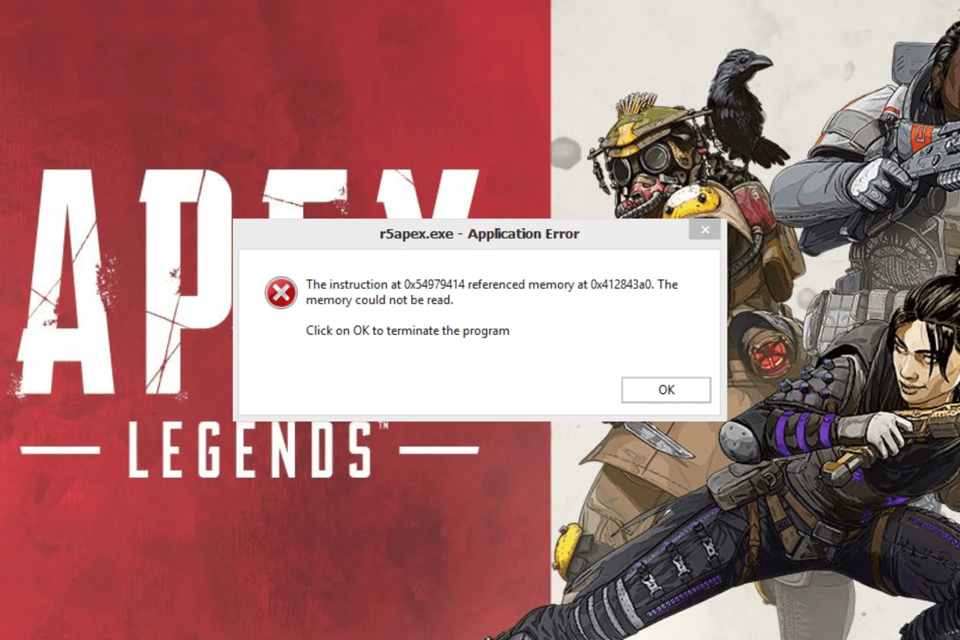 Apex Legends: No se pudo leer la memoria [resuelto]