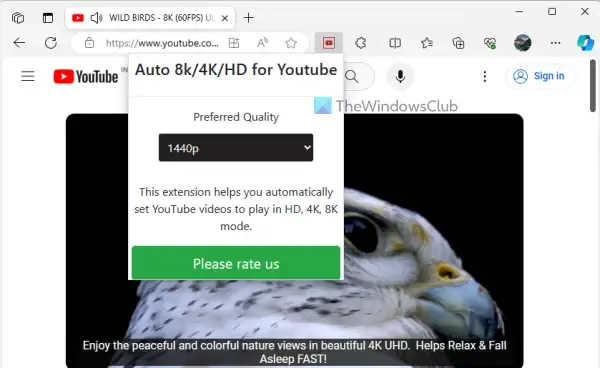 Auto HD Automatisches 4K für Youtube