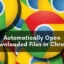 Come aprire automaticamente i file scaricati in Chrome