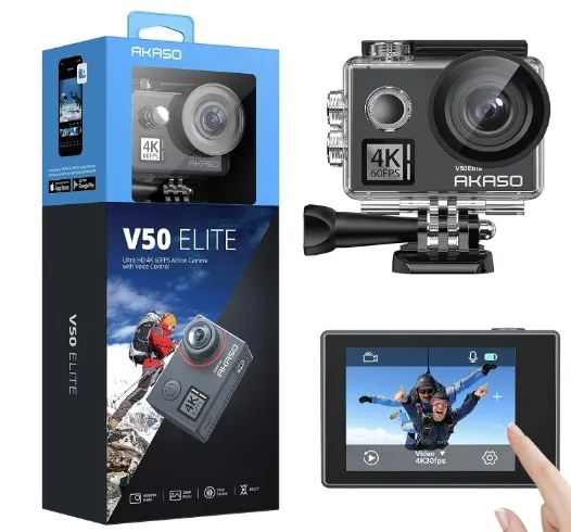 最高の予算のビデオブログ カメラ Akaso V50 Elite