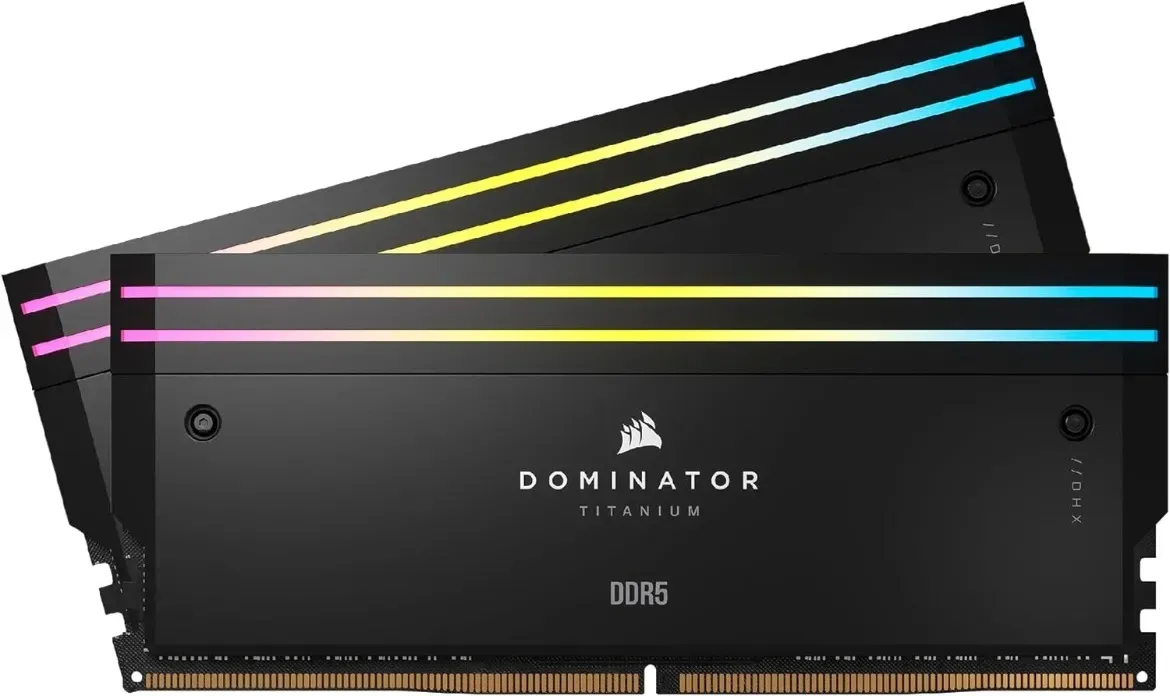 Corsair Dominator Titanio RGB RAM negro