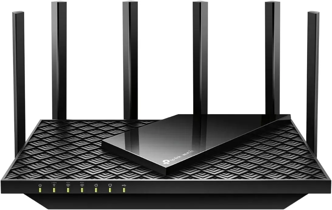 Router TP-Link WiFi 6E de 6 antenas negro