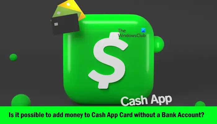 dodaj pieniądze do karty aplikacji Cash bez konta bankowego