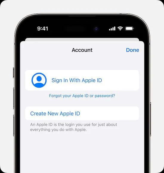 Verifique e faça login novamente em seu ID Apple
