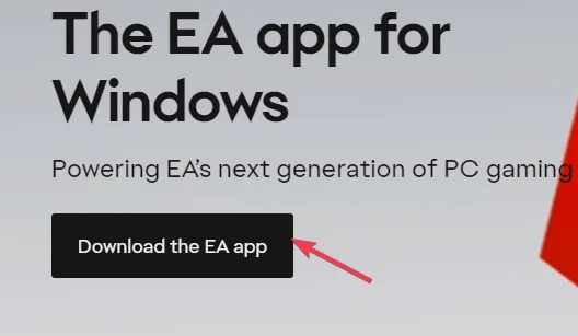 Scarica l'app EA