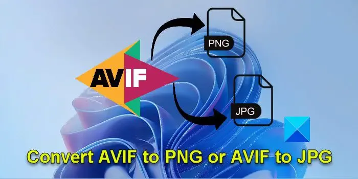 Convertir AVIF en PNG ou JPG