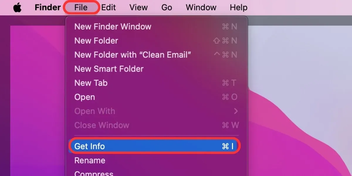 Personalizza le icone del desktop Mac Ottieni informazioni