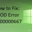 So beheben Sie den BSOD-Fehler 0x00000667 in Windows