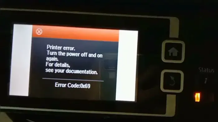Fix Epson Printer-foutcode 0x69