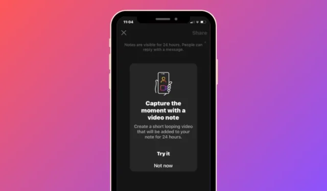 Hoe u een videoloop aan uw notitie op Instagram kunt toevoegen