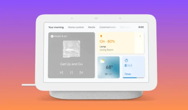 Cómo cambiar lo que muestra Google Nest cuando está inactivo