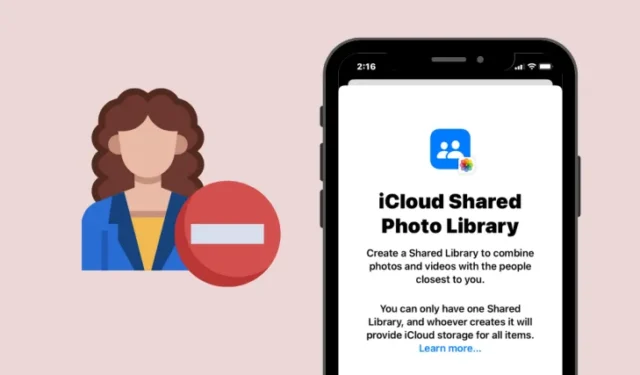 Hoe iemand uit de gedeelde iCloud-fotobibliotheek op de iPhone te verwijderen