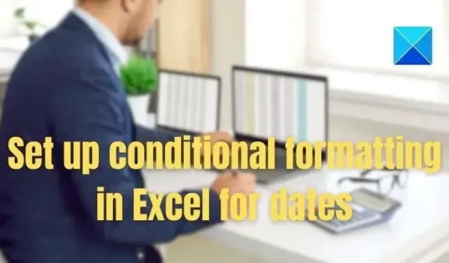 Como configurar a formatação condicional no Excel para datas