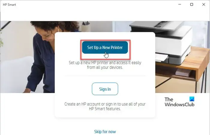 HP Smart: configurazione della stampante