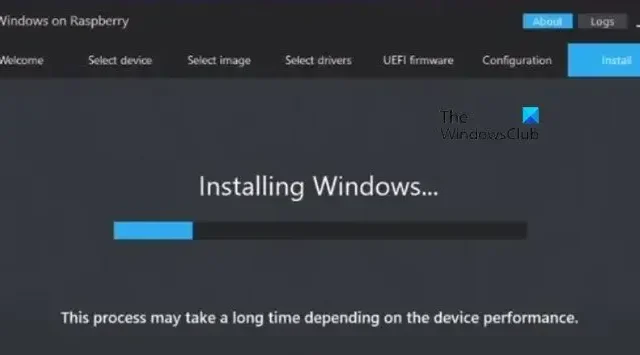 Wie installiere ich Windows 11 auf Raspberry Pi4?