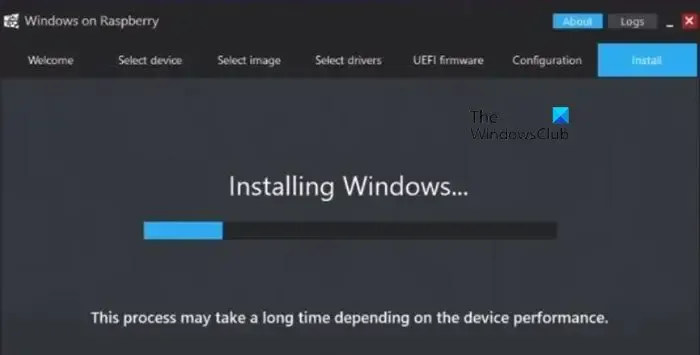 Installieren Sie Windows 11 auf Raspberry Pi4