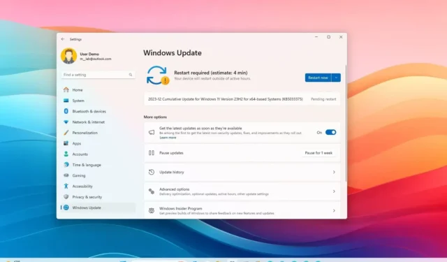 Windows 11-Update KB5033375 bringt Copilot-Änderungen und Sicherheitsfixes
