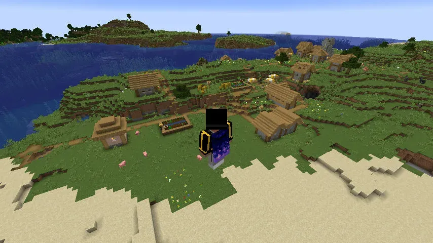 Villaggio di Minecraft.