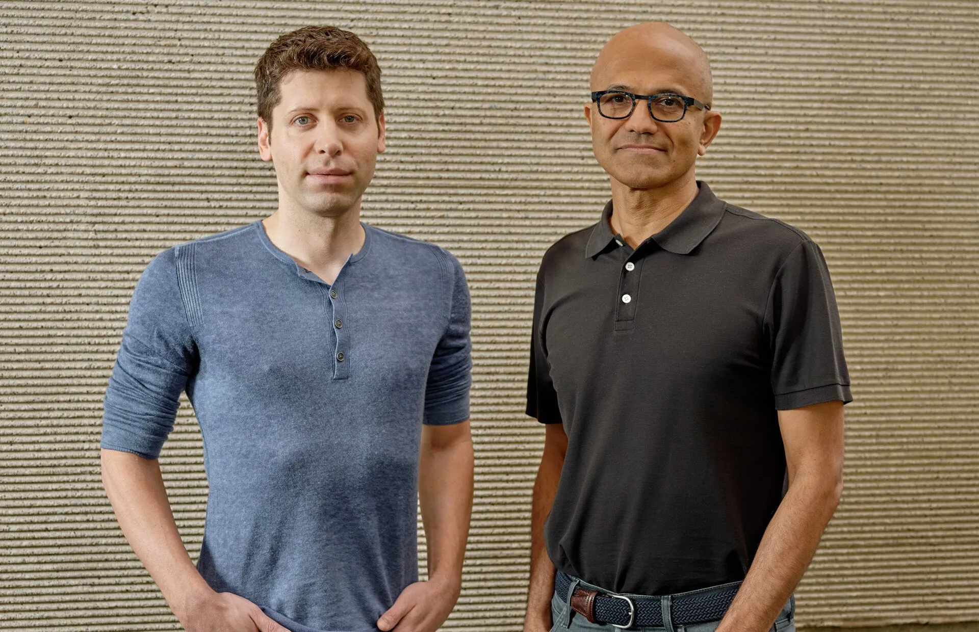 OpenAI - CEO da Microsoft, Satya Nadella - Sam Altman