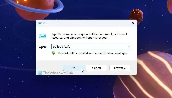 Botão Excluir do Outlook esmaecido