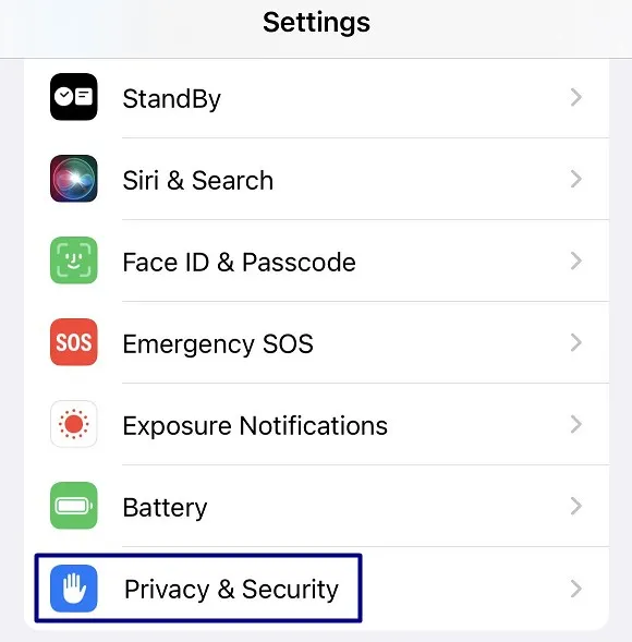 Privacy e sicurezza nell'iPhone