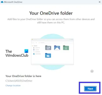 ricollegare OneDrive