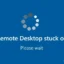 Remotedesktop bleibt hängen. Bitte warten Sie unter Windows 11/10