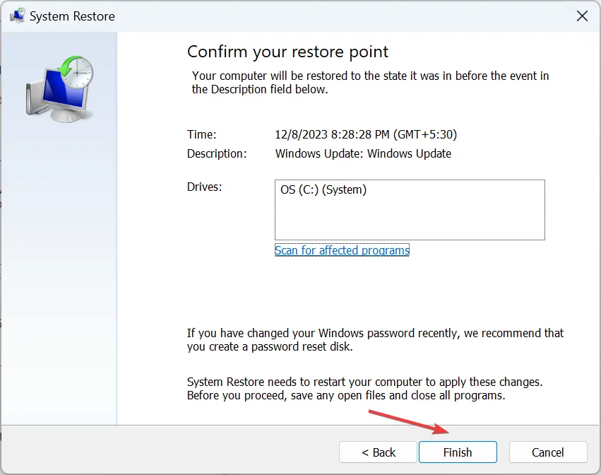 restaurar para desactivar el modo de visualización 3D de Windows 11