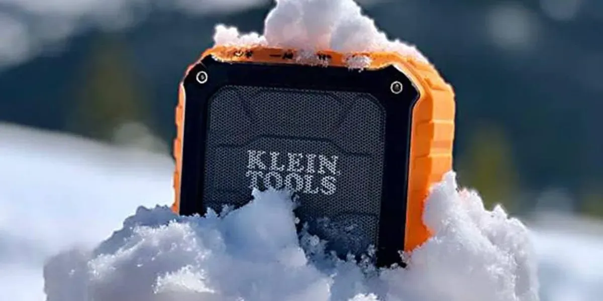 Altavoz Bluetooth resistente Klein Snow