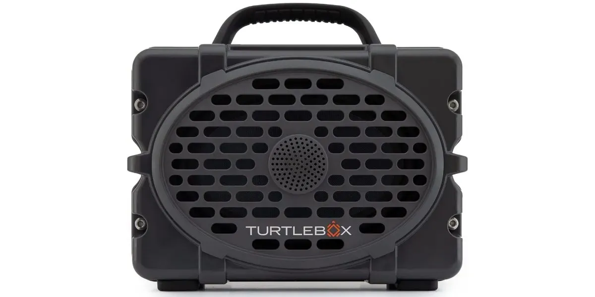 Robuster Bluetooth-Lautsprecher Turtlebox vorne