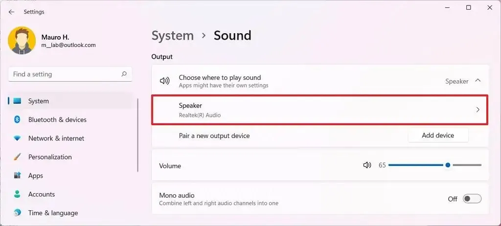 Stel standaard Bluetooth-luidsprekers in