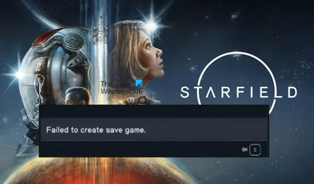 Starfield falhou ao criar jogo salvo no Xbox ou PC