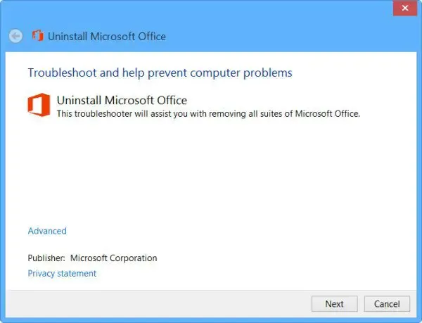 Verwijder Microsoft Office of Office 365