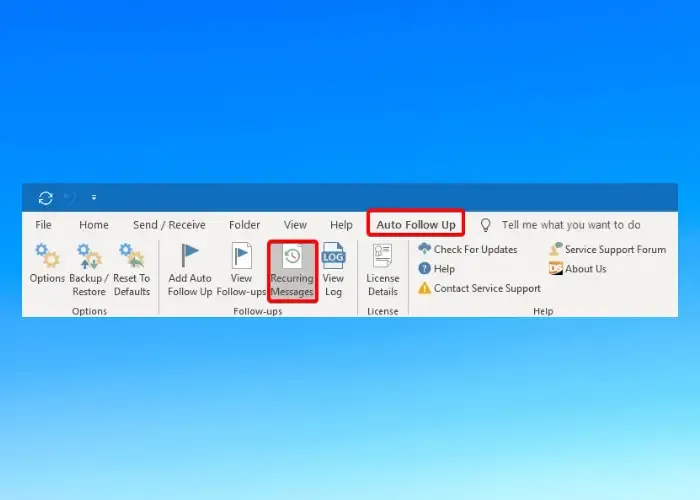 Configure e envie e-mails recorrentes no Outlook