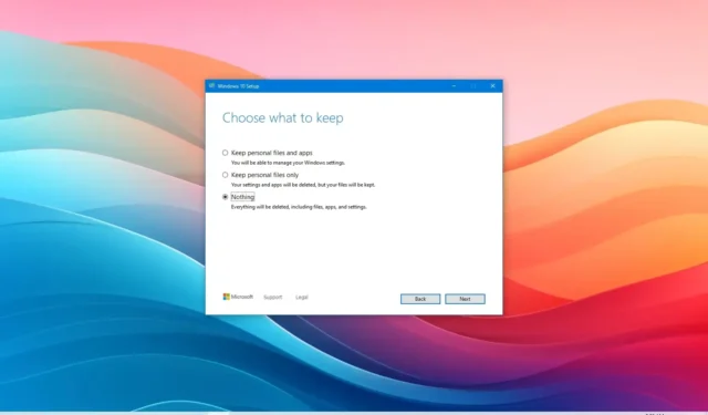 Execute a instalação limpa do Windows 10 (seis maneiras)